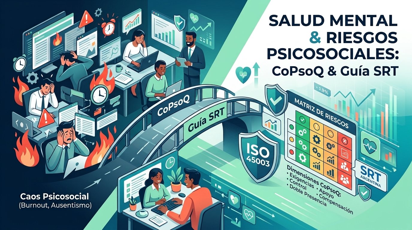 Salud Mental y Riesgos Psicosociales: El Modelo CoPsoQ y la Guía SRT para Transformar la Cultura Laboral